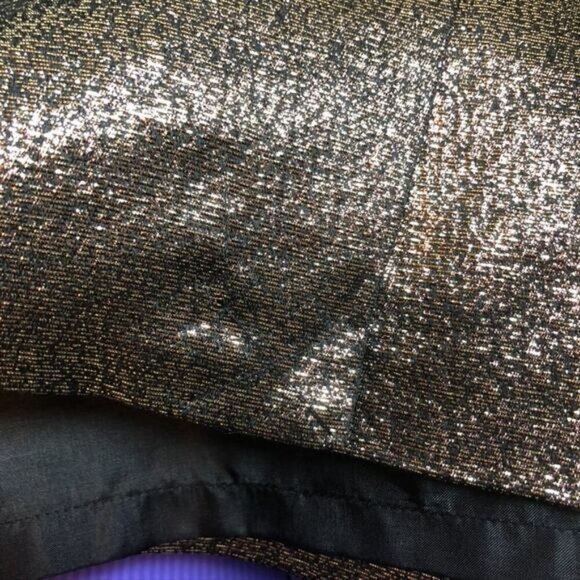 Kate‎ Spade Gold Shimmer Cocktail Dress - Size 00 - Picture 4 of 11